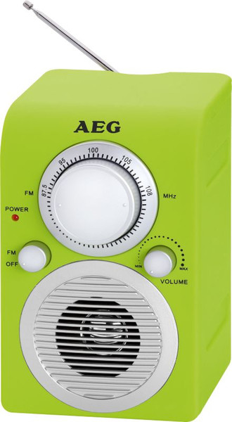 AEG MR 4129 Портативный Аналоговый Зеленый радиоприемник