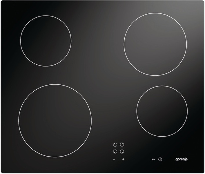 Gorenje ECT61SC Встроенный Electric hob Черный плита