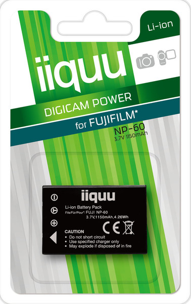 iiquu DFJ002 Lithium-Ion 1150mAh 3.7V rechargeable battery