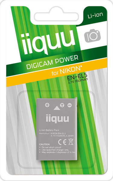 iiquu DNK005 Lithium-Ion 1150mAh 7.4V Wiederaufladbare Batterie