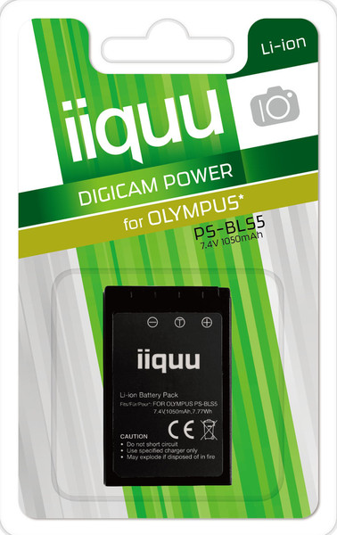 iiquu DOP006 Lithium-Ion 1050mAh 7.4V Wiederaufladbare Batterie