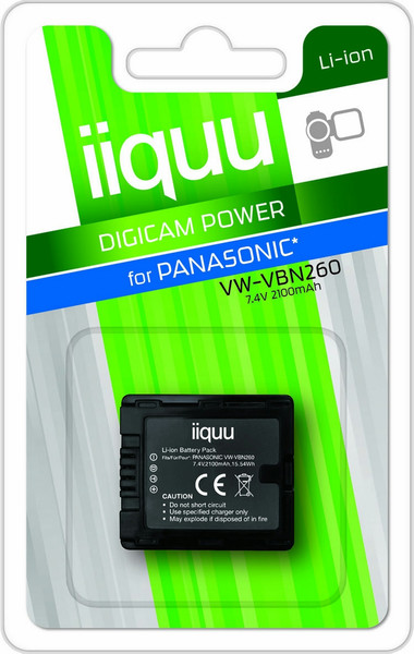 iiquu DPA021 Lithium-Ion 2100mAh 7.4V Wiederaufladbare Batterie