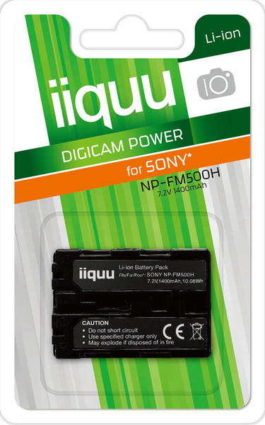 iiquu DSO008 Lithium-Ion 1400mAh 7.2V Wiederaufladbare Batterie