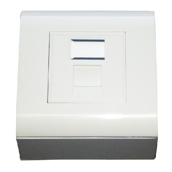 MCL BM745/CT5EB-1 + USB2-3C Белый розеточная коробка