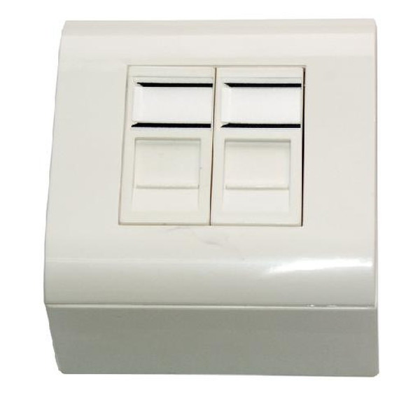 MCL BM745/CT5EB-2 + USB2-3C Белый розеточная коробка