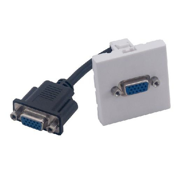 MCL BM802/45V + USB2-3CL VGA Weiß Steckdose