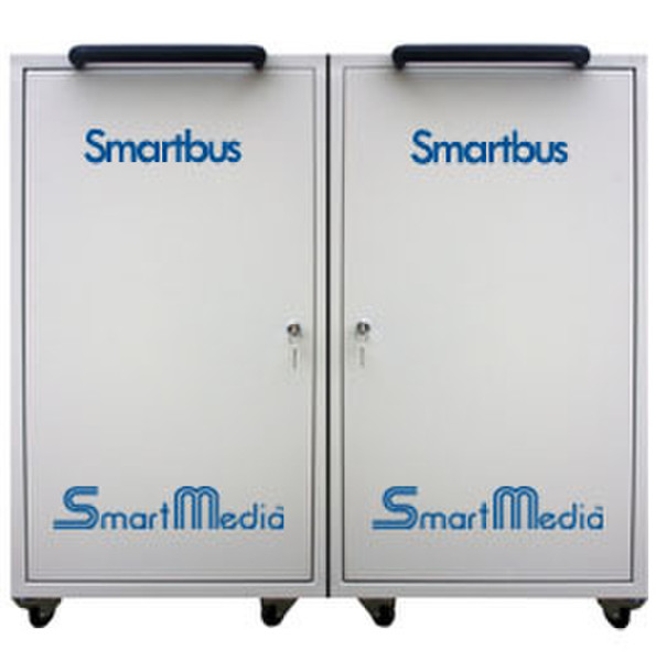 Smart Media STTN-64 Portable device management cabinet Белый тележки / шкаф управления портативными устройствами