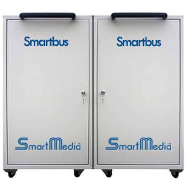 Smart Media STTN-96 Portable device management cabinet Weiß Beweglicher Wagen und Schrank