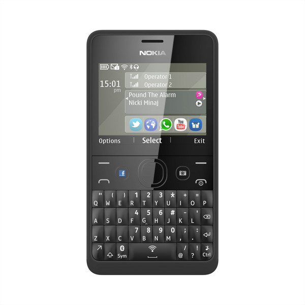 Nokia Asha 210 Black