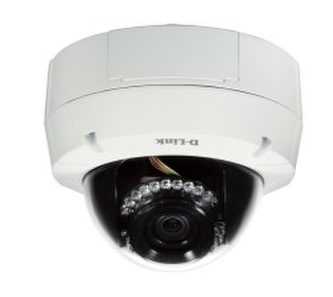 D-Link DCS-6513 IP security camera Вне помещения Dome Белый камера видеонаблюдения