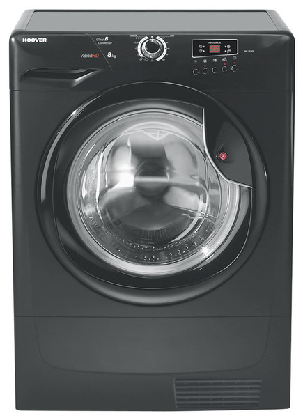 Hoover VHC 781 XTB freestanding Front-load 8kg Unspecified Black tumble dryer