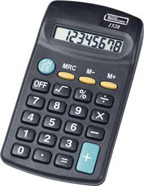 Printaform 1528 Pocket Display calculator Black calculator