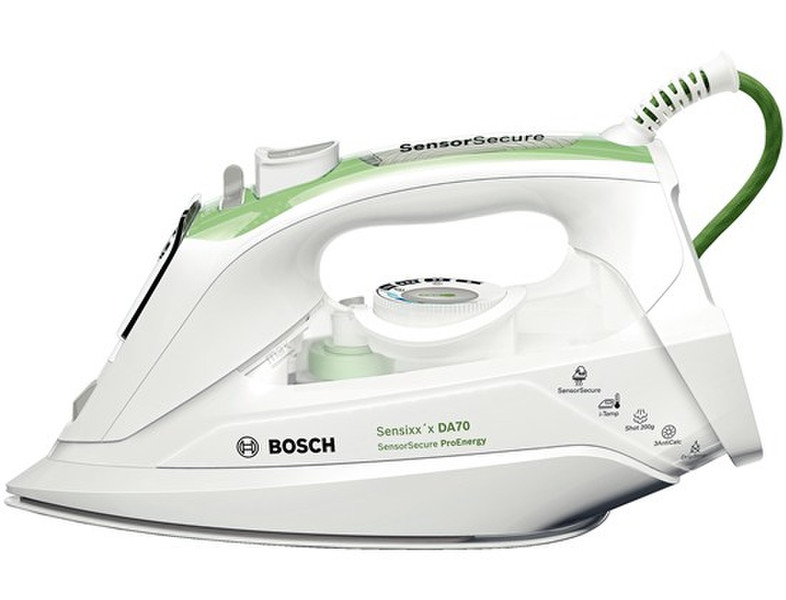 Bosch TDA702421E Steam iron 2400W White iron