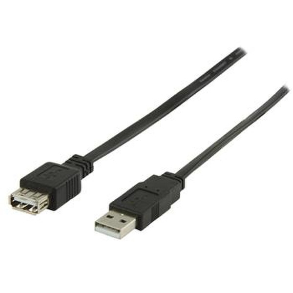 Valueline 1m, USB 2.0 A - A 1m USB A USB A Schwarz