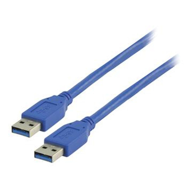 Valueline 2m, USB 3.0, USB A - A 2м USB A USB A Синий