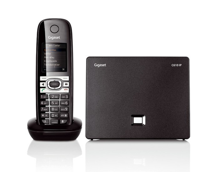 Gigaset C610 IP Wireless handset LCD Black