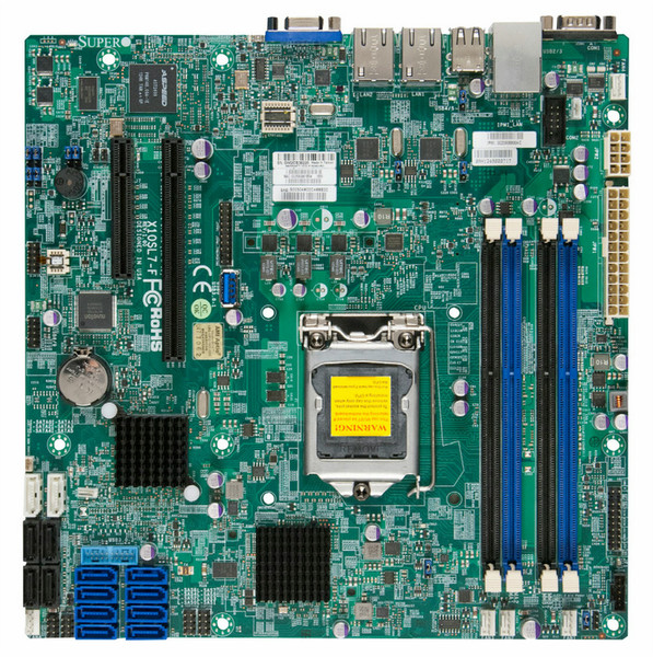 Supermicro X10SL7-F Intel C222 Socket H3 (LGA 1150) Micro ATX Server-/Workstation-Motherboard