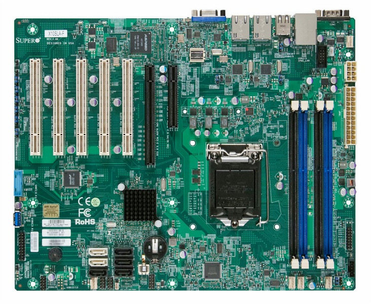 Supermicro X10SLA-F Intel C222 Socket H3 (LGA 1150) ATX материнская плата для сервера/рабочей станции