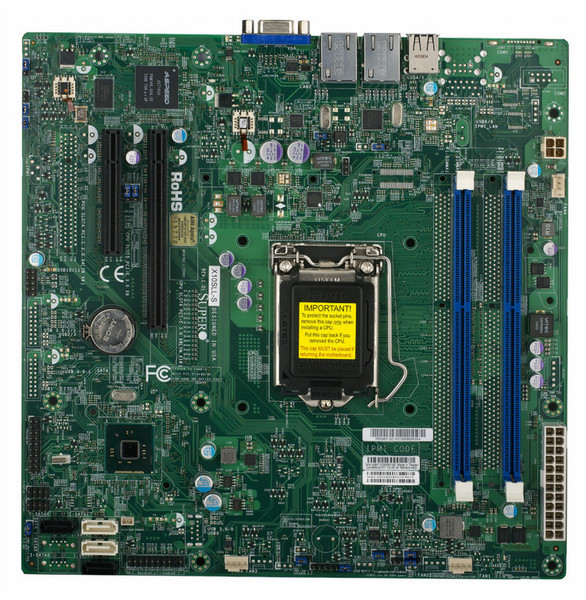 Supermicro X10SLL-S Intel C222 Socket H3 (LGA 1150) Микро ATX материнская плата для сервера/рабочей станции