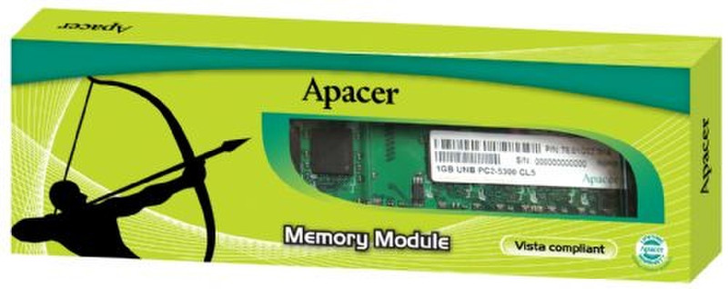 Apacer DDR2 - 667 Unbuffered DIMM 2GB DDR2 667MHz memory module