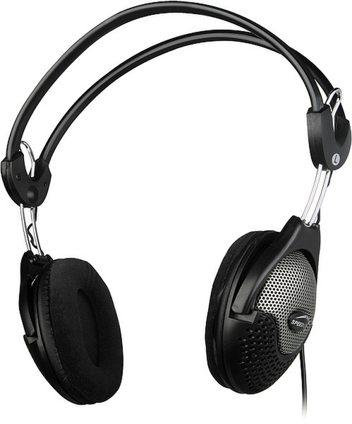 SPEEDLINK Minos Stereo PC Headset Стереофонический Проводная Черный, Cеребряный гарнитура мобильного устройства