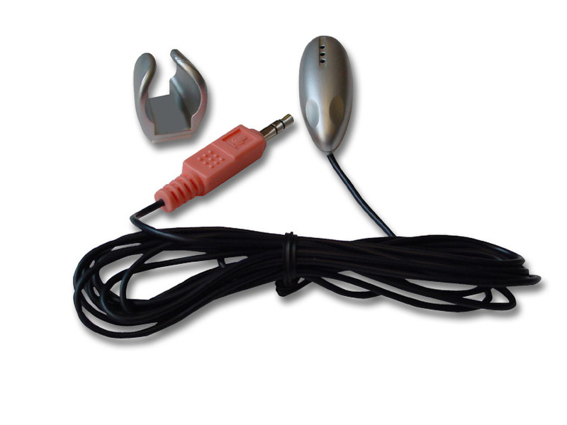 SPEEDLINK Elara Clip-On Microphone Wired Black,Silver