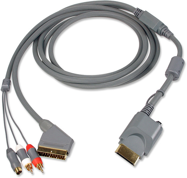 SPEEDLINK Xbox 360™ Cable Pro (Scart ⁄ S-Video ⁄ Optical) 2м Cеребряный