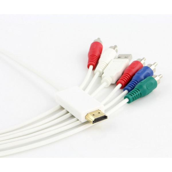 Techly ICOC HDMI-YPBU 1м HDMI Белый адаптер для видео кабеля