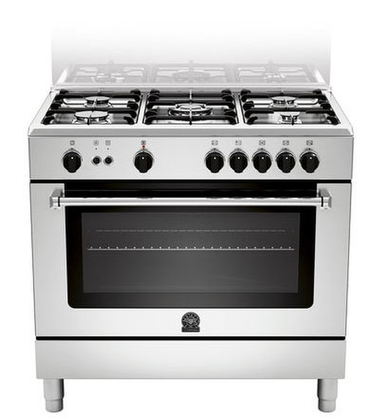 Bertazzoni AM9 5C 71 C X Freestanding Gas hob Stainless steel cooker