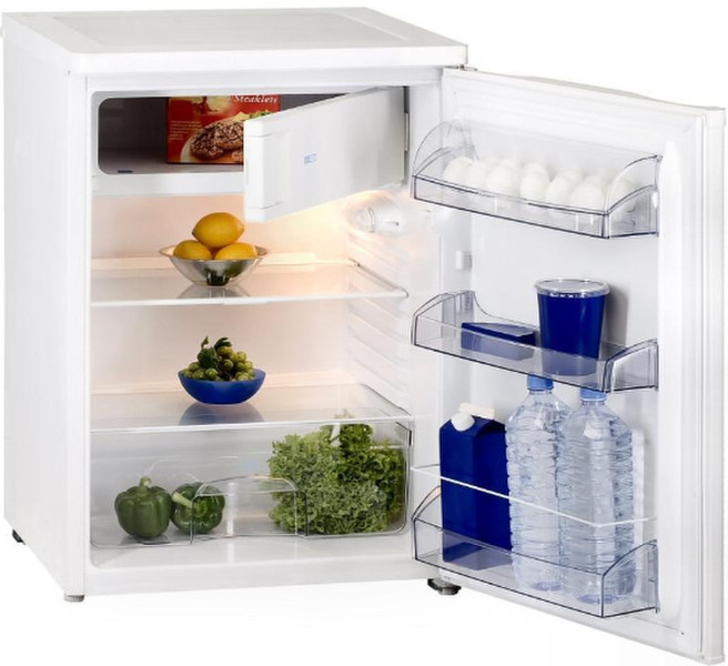 Exquisit KS15-5A+ freestanding 105L A+ White combi-fridge