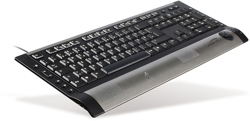 SPEEDLINK Silent Keystroke VoIP, grey USB QWERTZ Grey keyboard