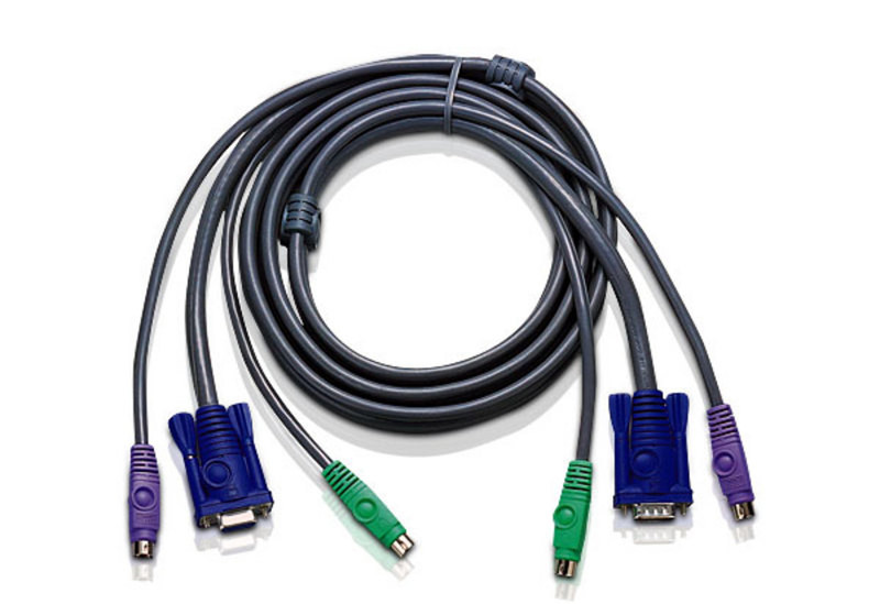 Aten 6ft PS/2 1.8m Black KVM cable