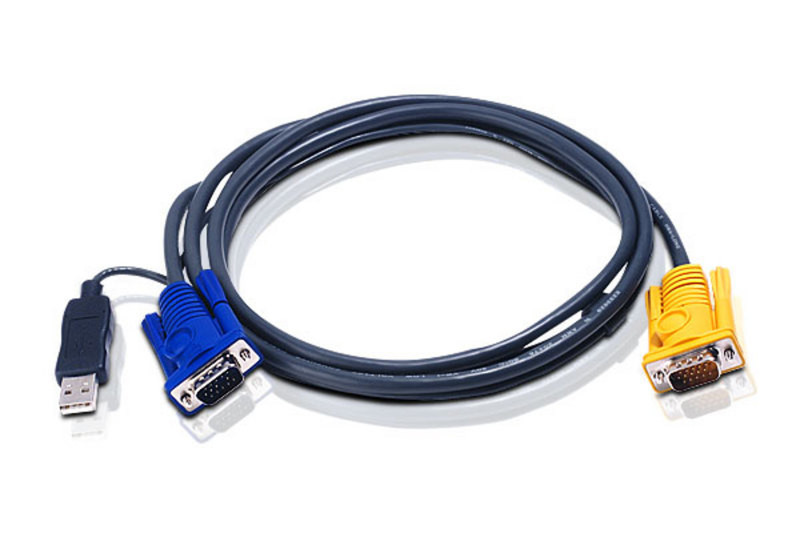 Aten 2L5202UP 1.8m Black KVM cable