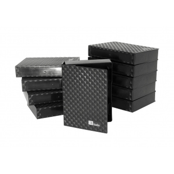 Wiebetech DriveBox, 10-pack 3.5" Black
