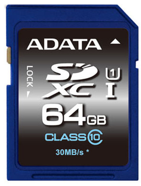 ADATA SDXC 64GB 64GB SDXC UHS Klasse 10 Speicherkarte