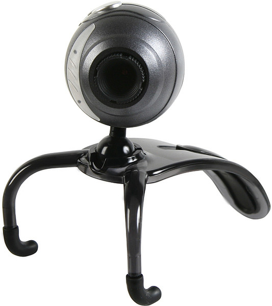 SPEEDLINK Snappy Mic Webcam, black 640 x 480Pixel Schwarz Webcam