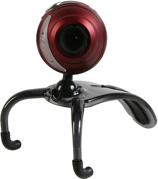 SPEEDLINK Snappy Mic Webcam, red 640 x 480pixels Red webcam
