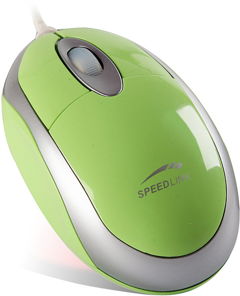 SPEEDLINK Snappy Mobile USB Mouse, green USB Оптический 800dpi Зеленый компьютерная мышь