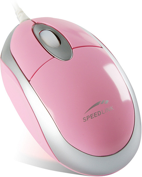 SPEEDLINK Snappy Mobile USB Mouse, light pink USB Optical 800DPI Pink mice