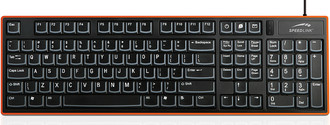 SPEEDLINK Verso Slim Profile USB Keyboard USB QWERTY Black keyboard