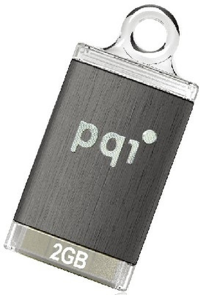 PQI Intelligent Drive i810plus, 2GB 2ГБ USB 2.0 Серый USB флеш накопитель
