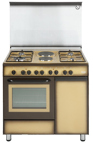 DeLonghi DEMK 9642 B Отдельностоящий Combi hob A Песочный кухонная плита