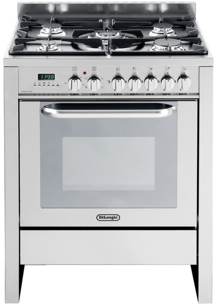 DeLonghi DEMX 765 Freistehend Gas hob A Edelstahl Küchenherd