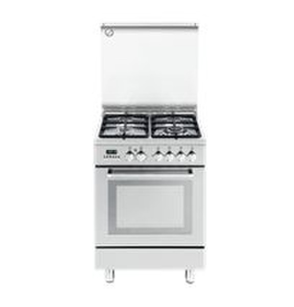 DeLonghi PEMX 664-1 Freestanding Gas A Stainless steel cooker