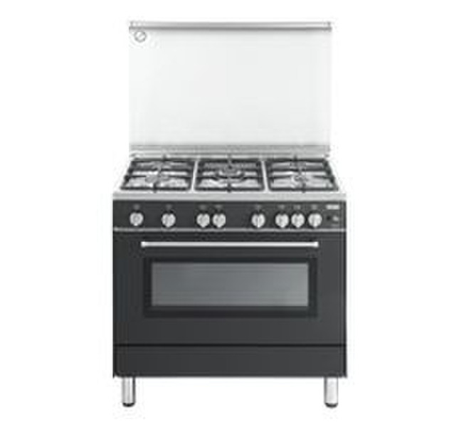 DeLonghi PGVA 965 GHI Freistehend Gaskochfeld Anthrazit Küchenherd