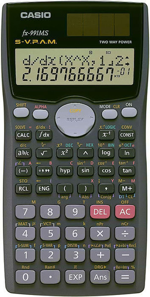 Casio FX-991MS Pocket Scientific calculator Grey calculator