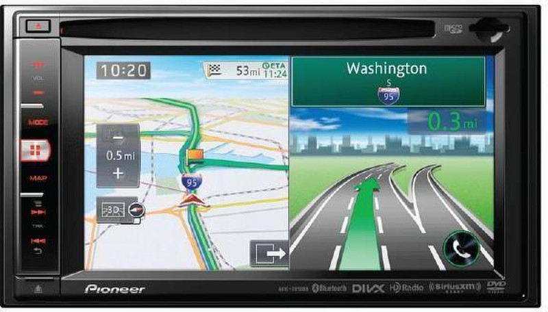 Pioneer AVIC-F950DAB Fixed 6.1Zoll TFT Touchscreen Schwarz Navigationssystem