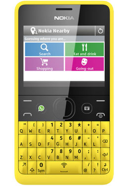 Nokia Asha 210 Yellow