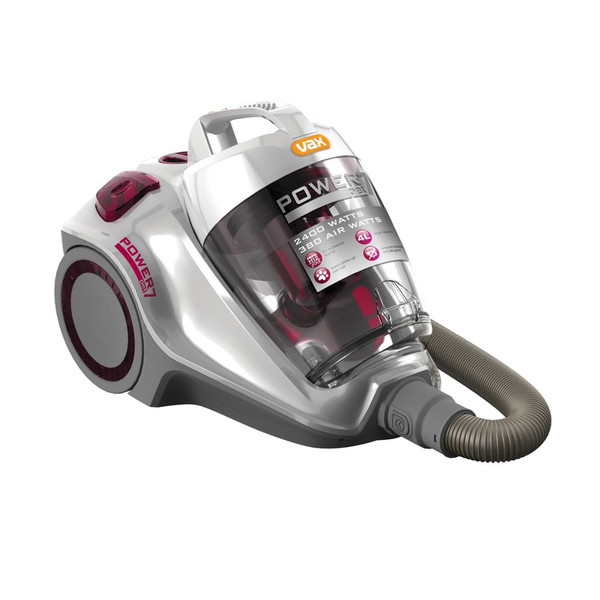 VAX Power 7 Pet Cylinder vacuum 4L 2400W Grey,Silver,Violet
