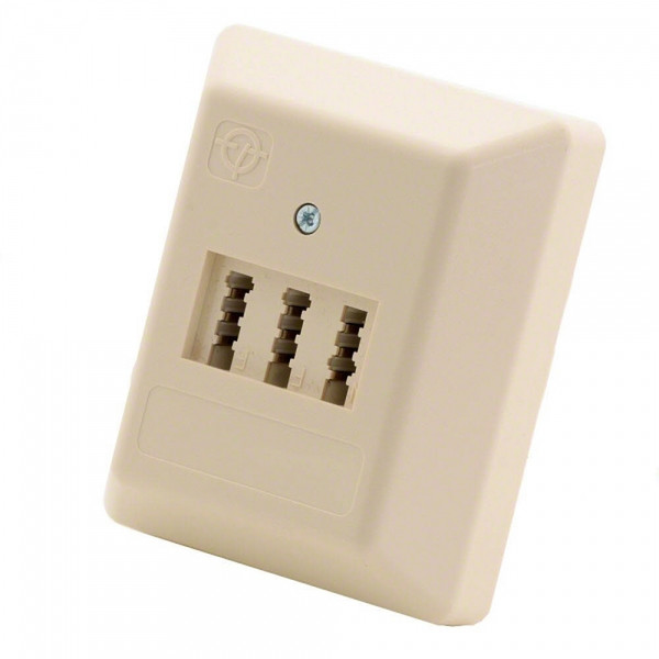 ZE Kommunikationstechnik 130380-E TAE Pearl,White socket-outlet
